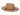 Bolero women's wool felt hat in khaki, front view