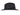 Bianca women's wool felt fedora in black, side view
