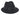 Bianca women's wool felt fedora in black, front view