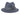 Charles men's wool felt fedora in dark grey, back view