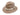 Charles men's wool felt fedora in khaki, front view
