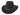 Coltrane wool felt fedora in black, front view