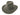 Coltrane wool felt fedora in moss, front view