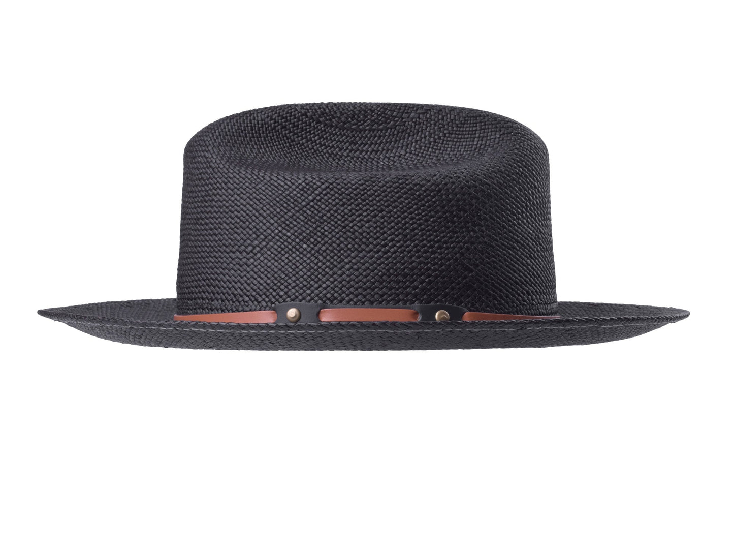 Panama Hat Countryside Bigalli back view showing toquilla straw weave