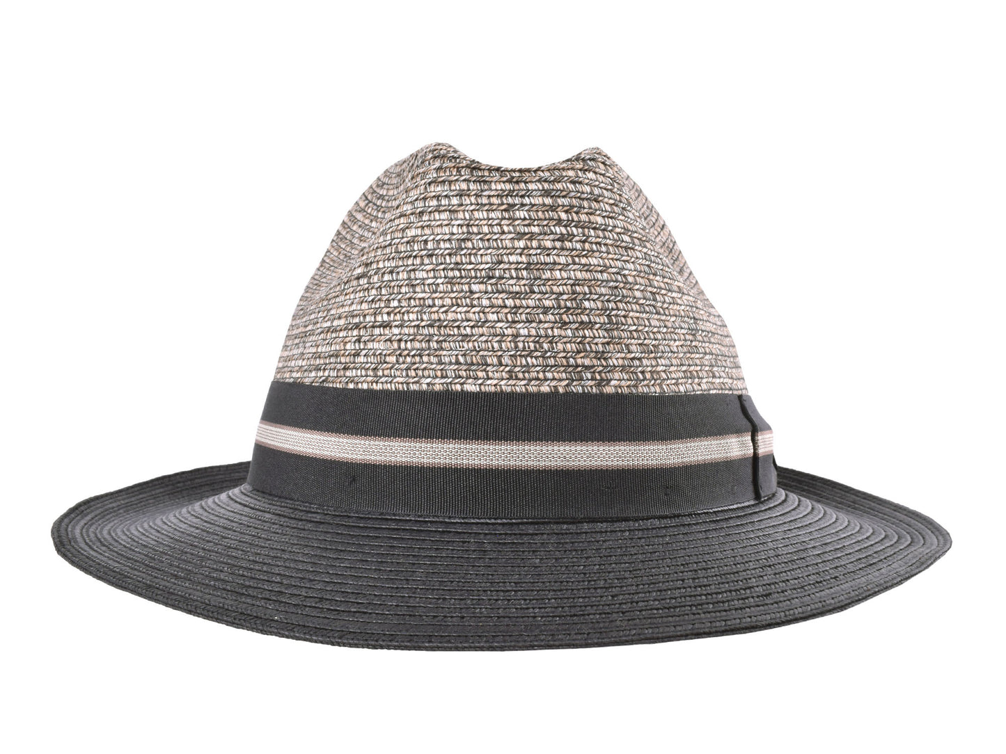 Dapper Braid Hat Bigalli two-tone summer hat