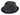 Diamond Stingy men's wool felt fedora in black, front view