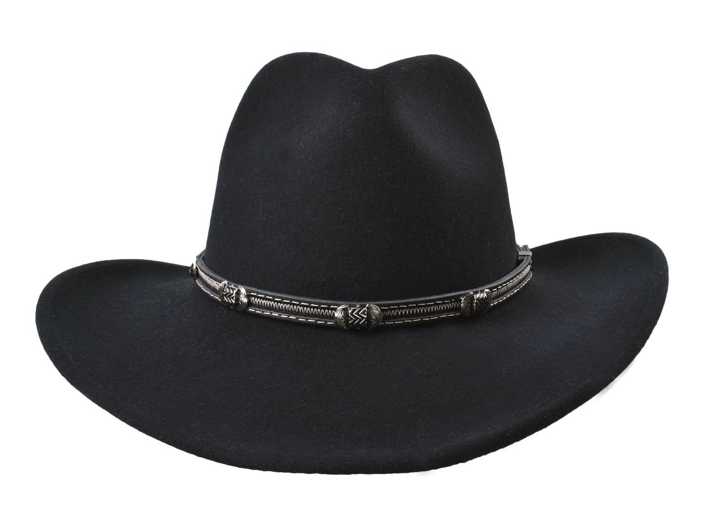 Outdoor Hat Merino Wool Felt Western Style UV protection