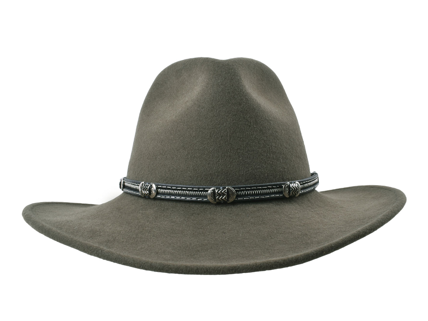 Outdoor Hat Merino Wool Felt Western Style water repellent