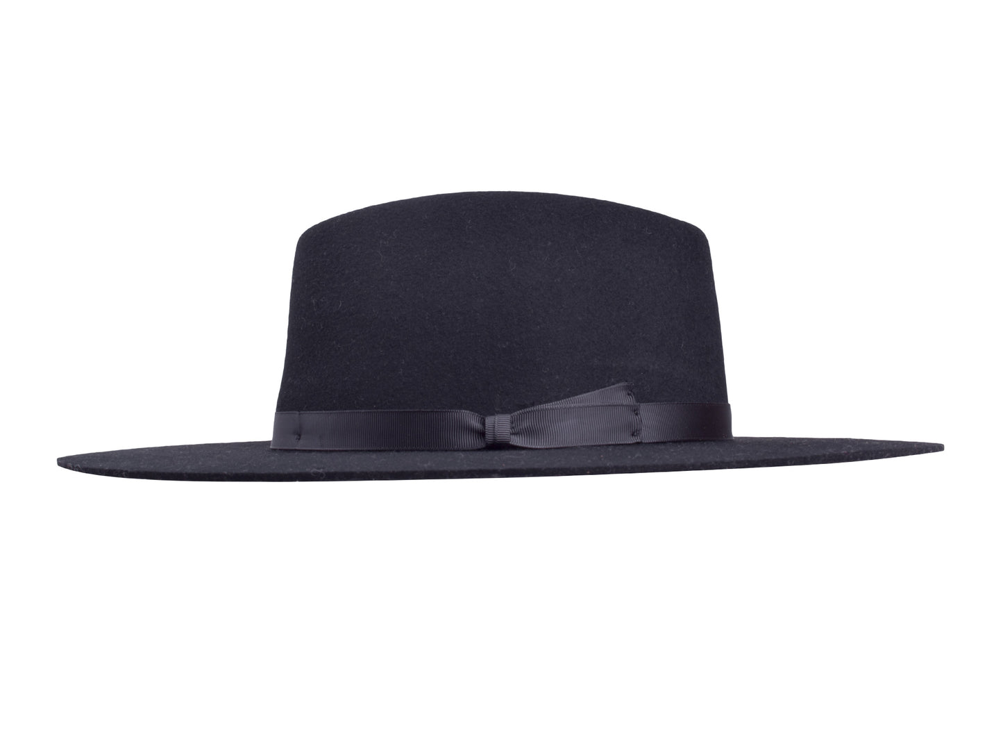 Wool Felt Flat Brim Hat Giza elegant wool felt design