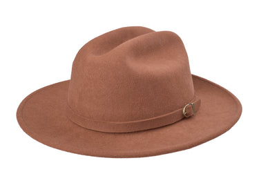 Wool Felt Fedora Hat Houston classic men’s fedora style
