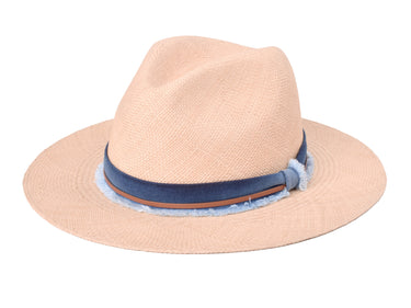 Bigalli Indigo Panama Hat unisex modern look