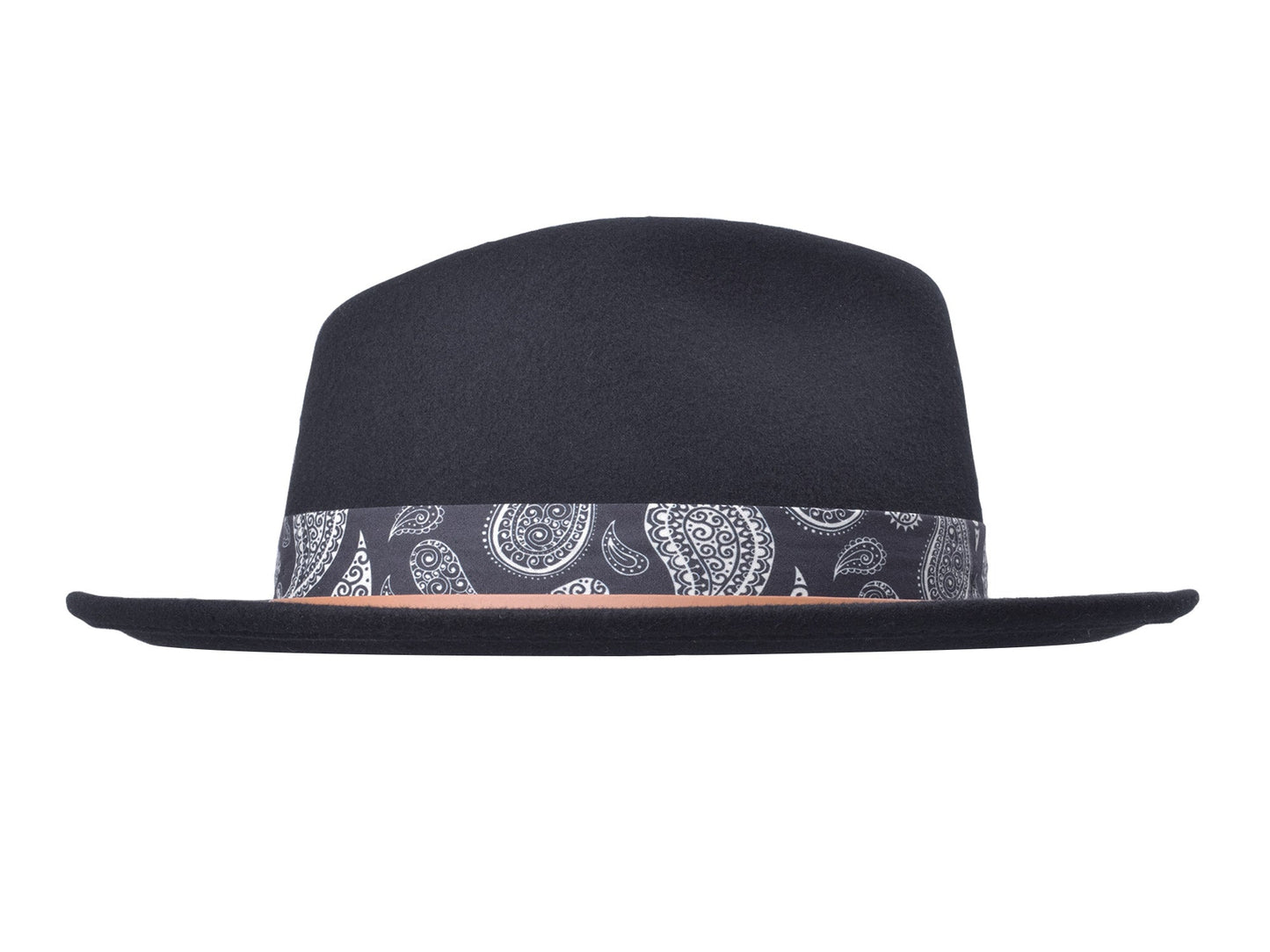 Casual Wool Felt Fedora Hat Lash classic fall winter look