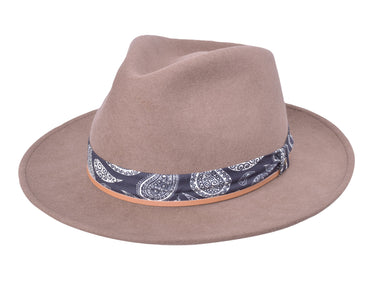 Casual Wool Felt Fedora Hat Lash urban everyday style