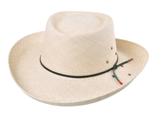 Los Rios Panama Hat Bigalli side profile toquilla straw texture