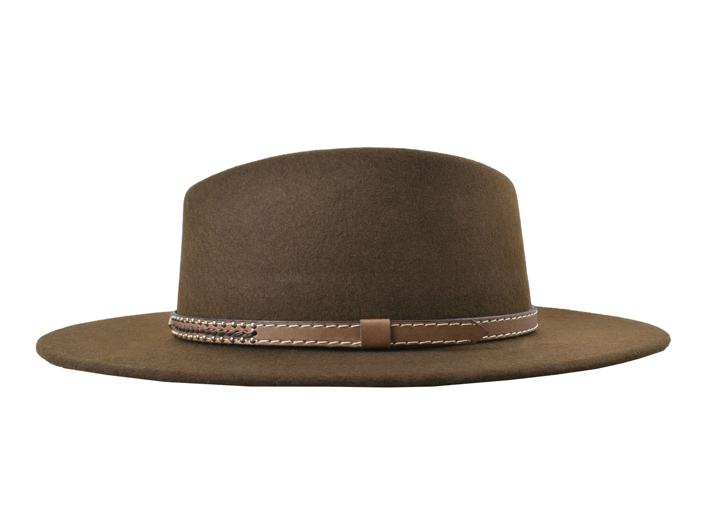 Outdoor wool felt hat Rider Chocolate