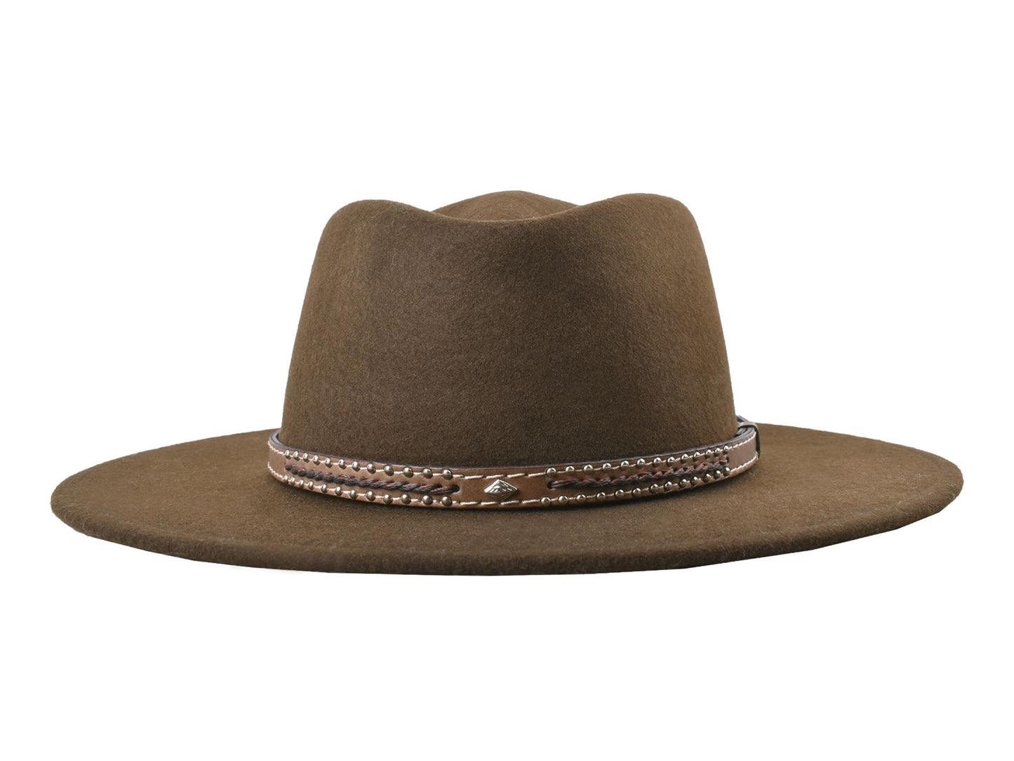 Outdoor wool felt hat Rider Chocolate
