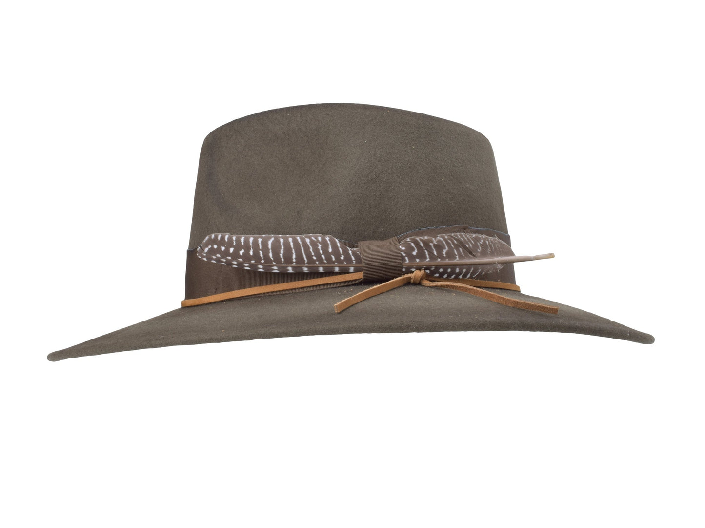 Hat Outdoor merino wool felt Saggy