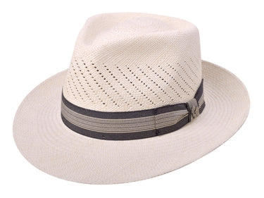 Panama Hat Salvatore Bigalli front view formal elegant design