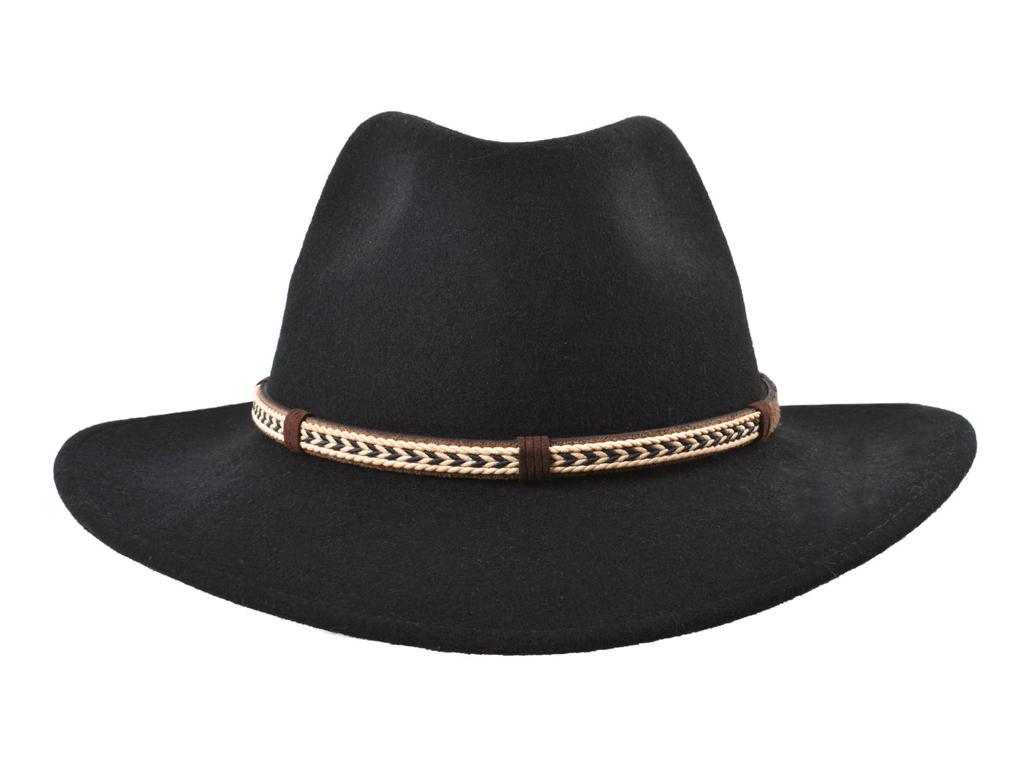 Outdoor Merino Wool felt hat Scout Black