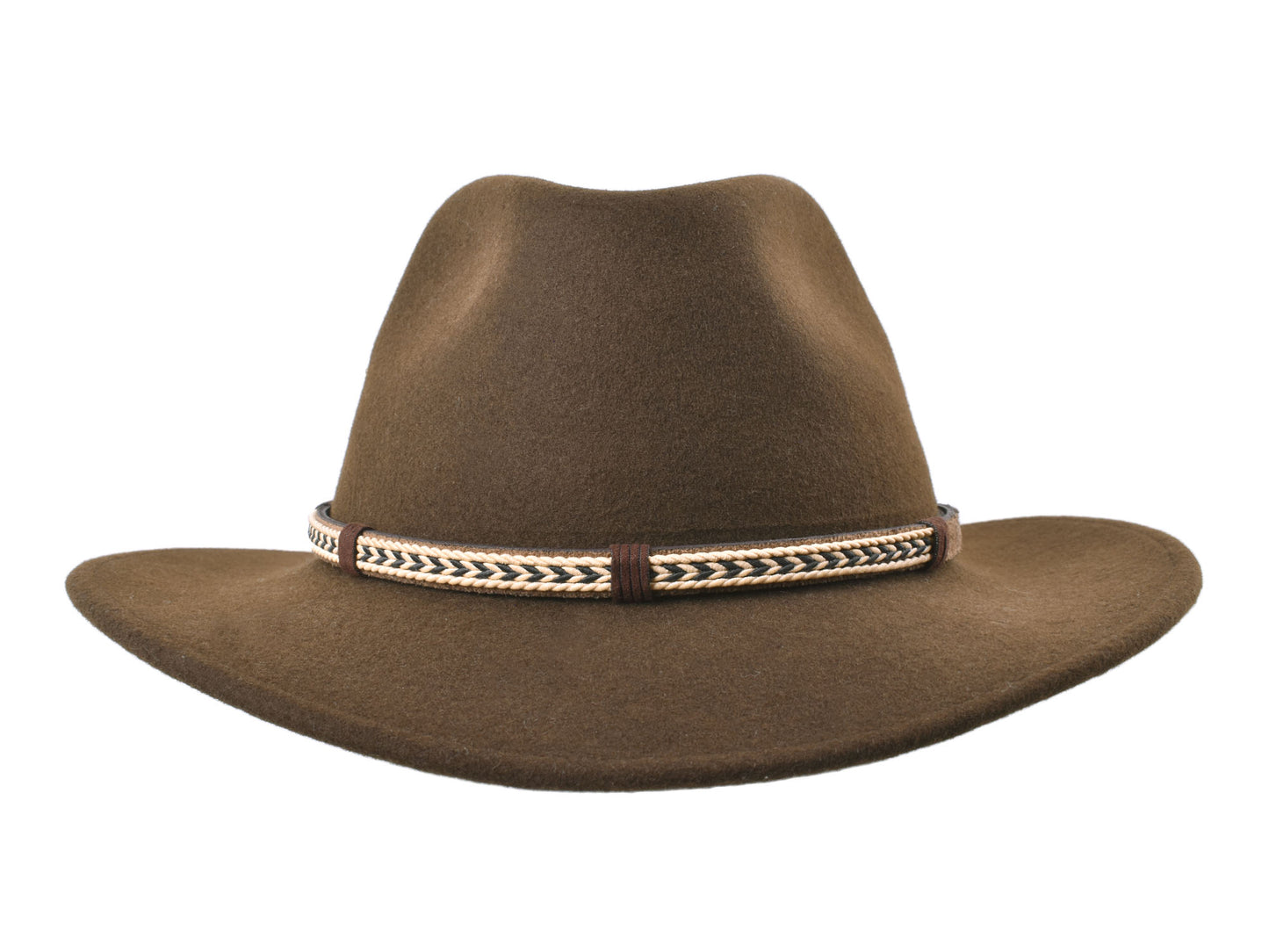 Outdoor Merino Wool felt hat Scout Chocolate