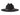 Westland outdoor Merino wool felt hat in black, back view