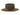 Westland outdoor Merino wool felt hat in chocolate, side view
