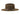Westland outdoor Merino wool felt hat in chocolate, wide brim detail