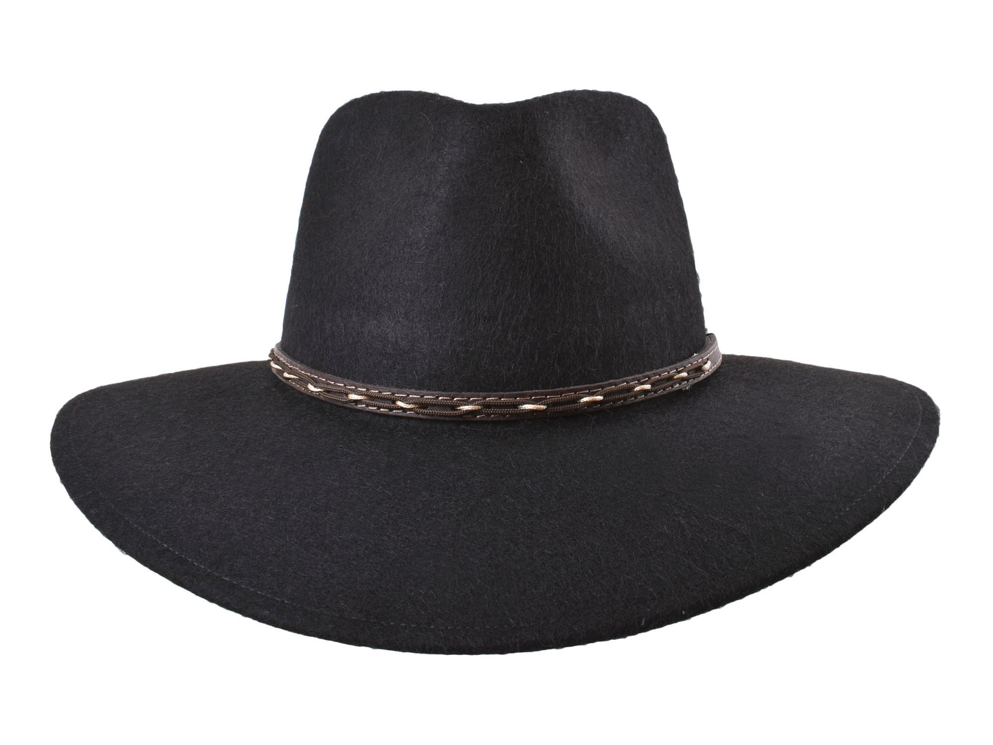 Outdoor Alpaca & Wool felt blend Hat black