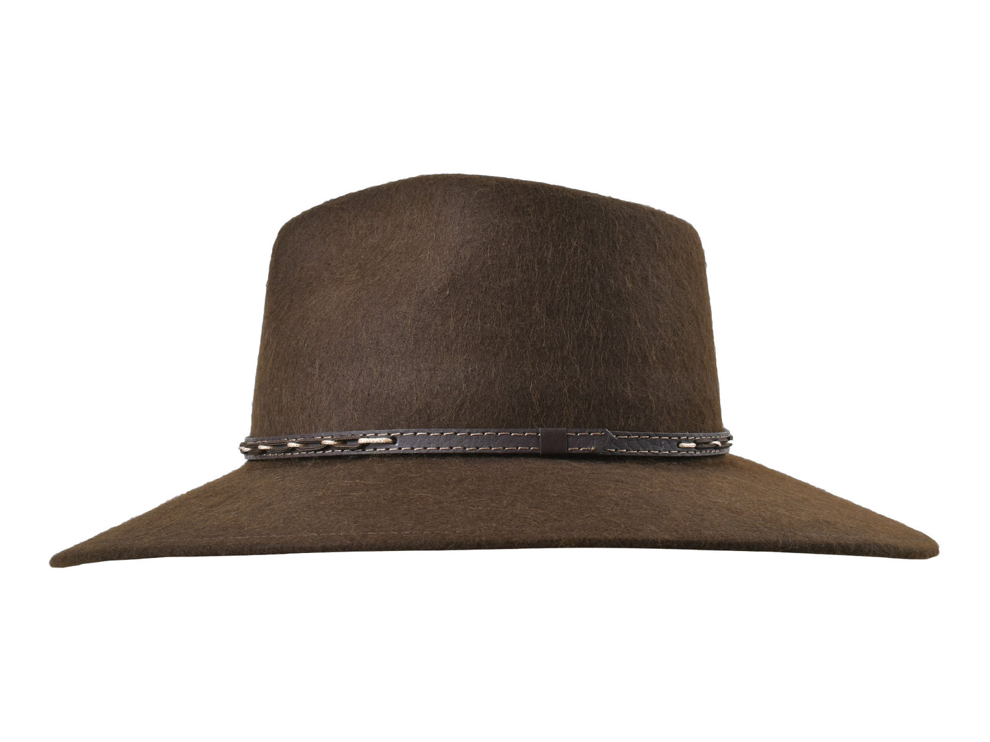 Outdoor Alpaca & Wool felt blend Hat chocolate