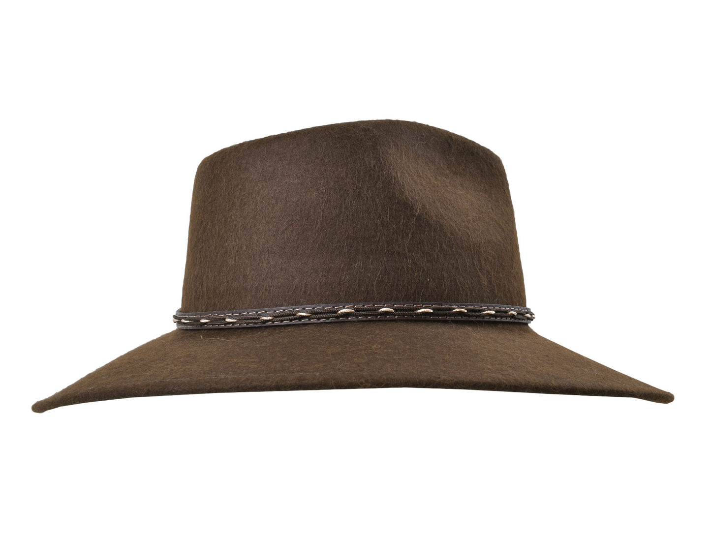 Outdoor Alpaca & Wool felt blend Hat chocolate