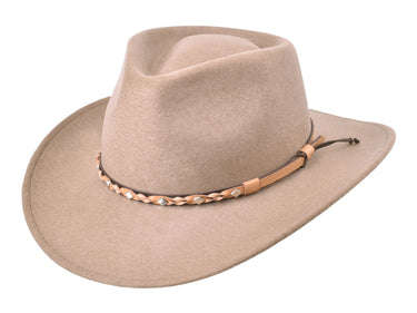 Outdoor Merino Wool Felt Hat Jaxen crushable and UV protection
