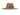 Lake wool felt fedora in khaki, front view