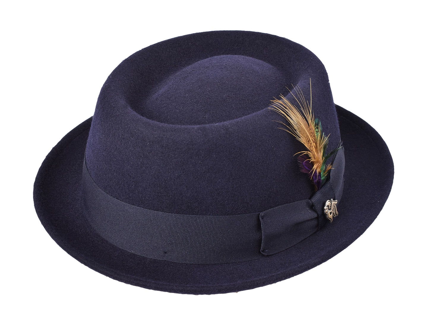 Wool Felt Classic Hat Pork Pie Stingy timeless style