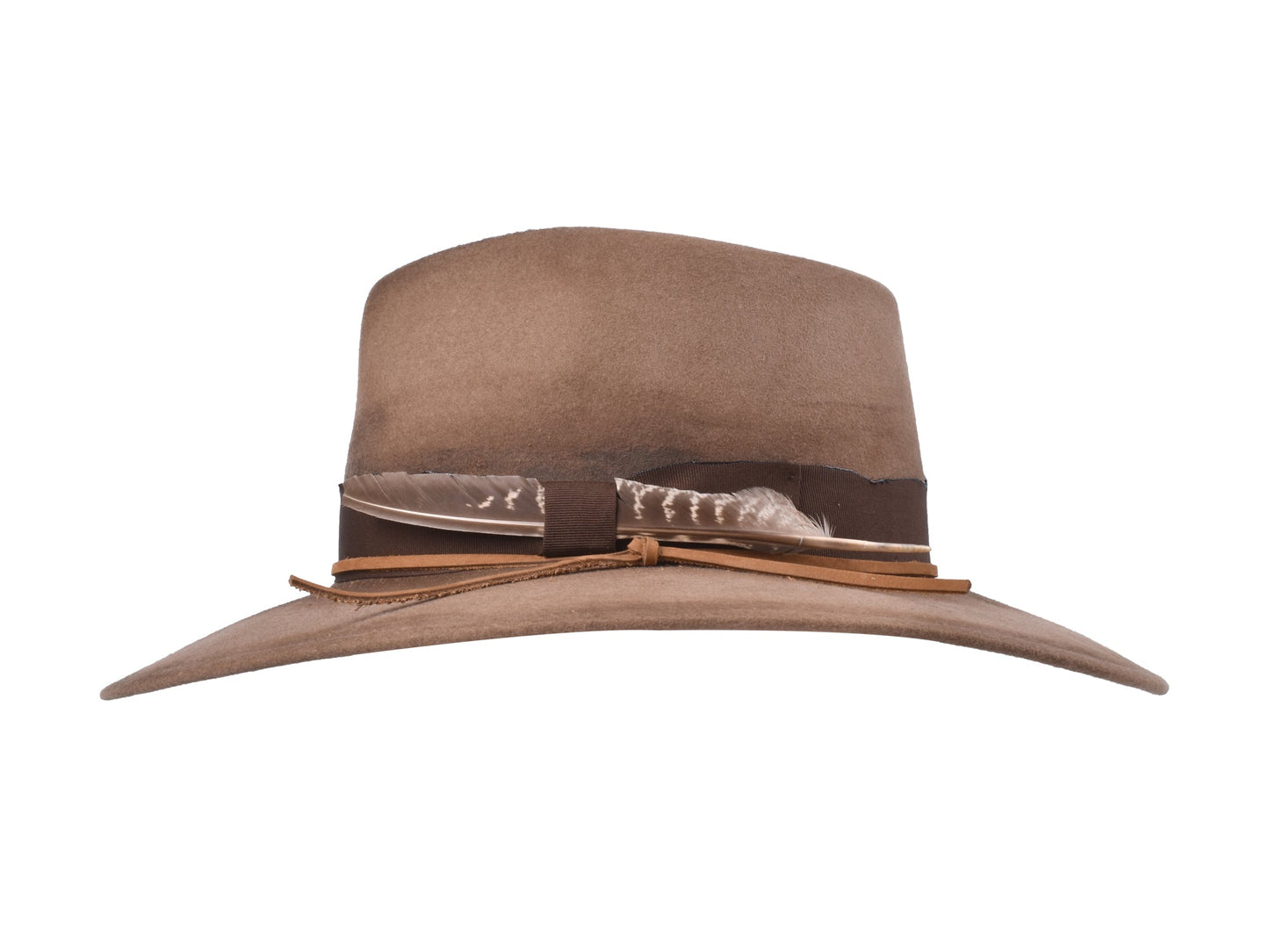 Hat Outdoor merino wool felt Saggy