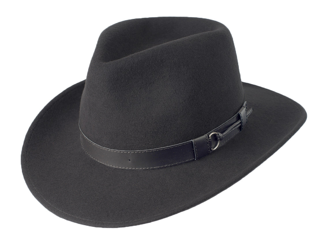 Wool Felt Outdoor Hat Merino Outback water-repellent fedora