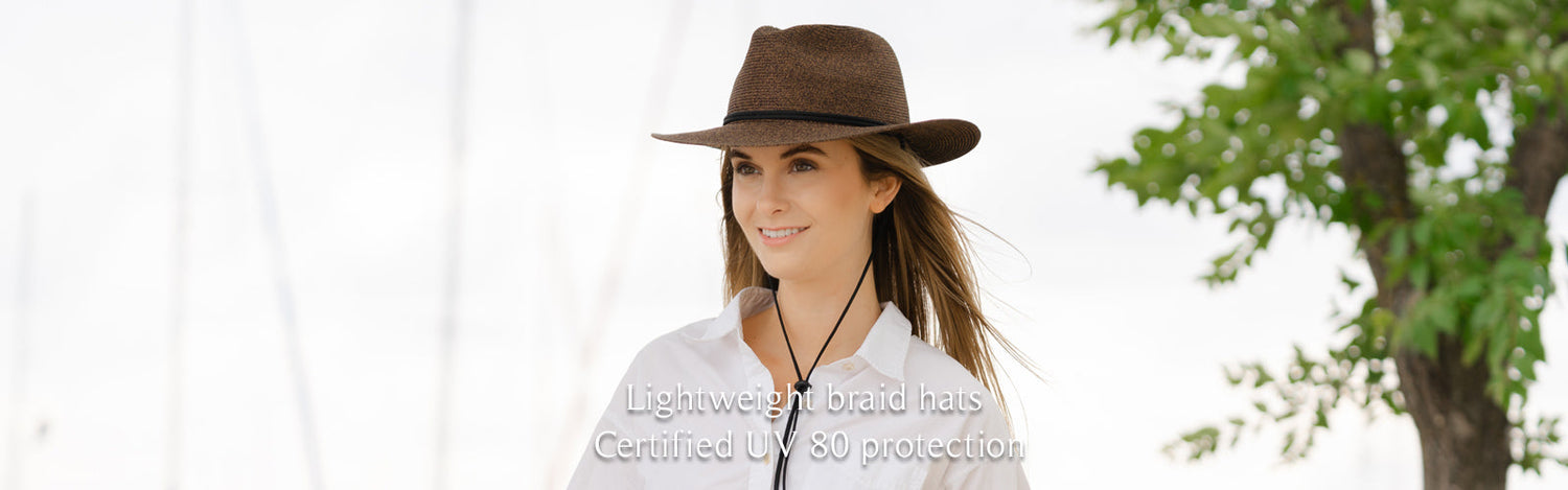Braid Hats UV protection lightweight summer collection