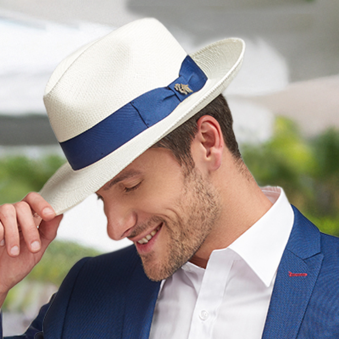 Panama hat Bigalli handwoven in Ecuador