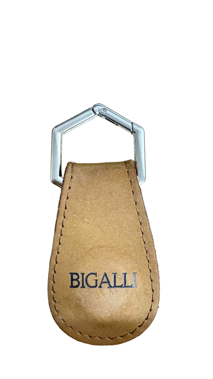 Hat Clip - Original Leather and Chromed Aluminum