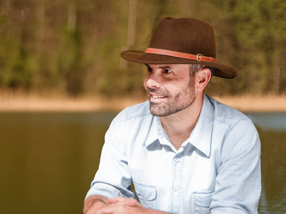 Outdoor Wool Felt Hat Adventure crushable UV protection