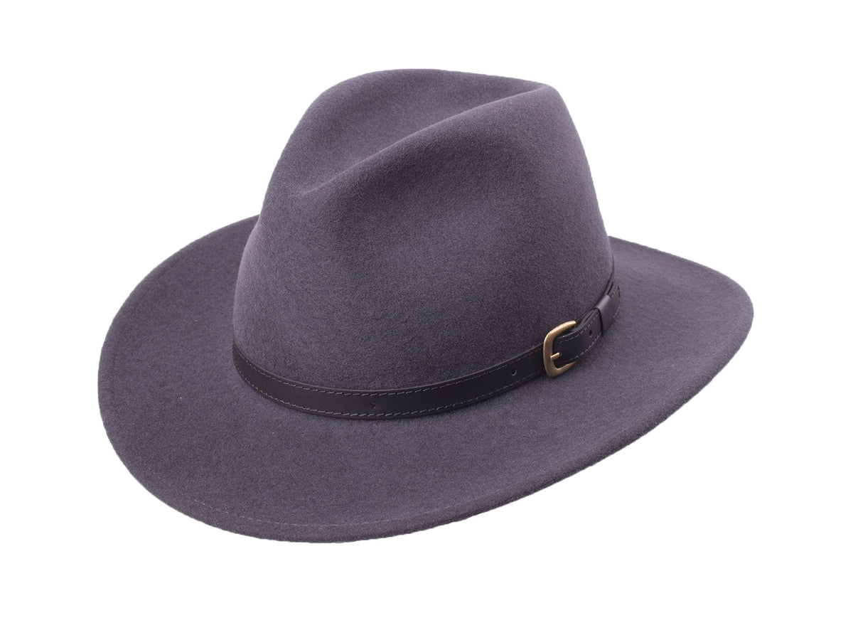 Outdoor Wool Felt Hat | Adventure Crushable Fedora – Bigalli  display picture 2