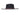 Aspen women's wool felt hat in black, back view