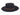 Aspen women's wool felt hat in black, front view