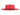 Bolero women's wool felt hat in red, flat brim detail