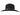 Coltrane wool felt fedora in black, side view