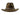 Coltrane wool felt fedora in chocolate, back view