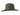 Coltrane wool felt fedora in moss, side view
