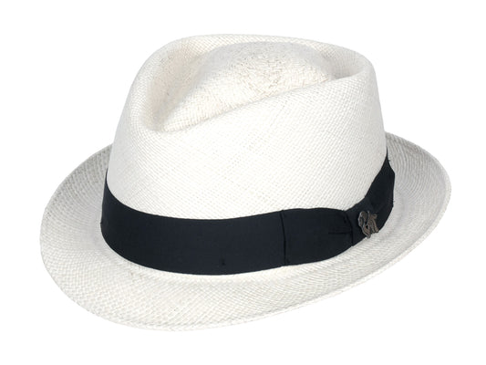 Diamond Trilby Panama Hat by Bigalli