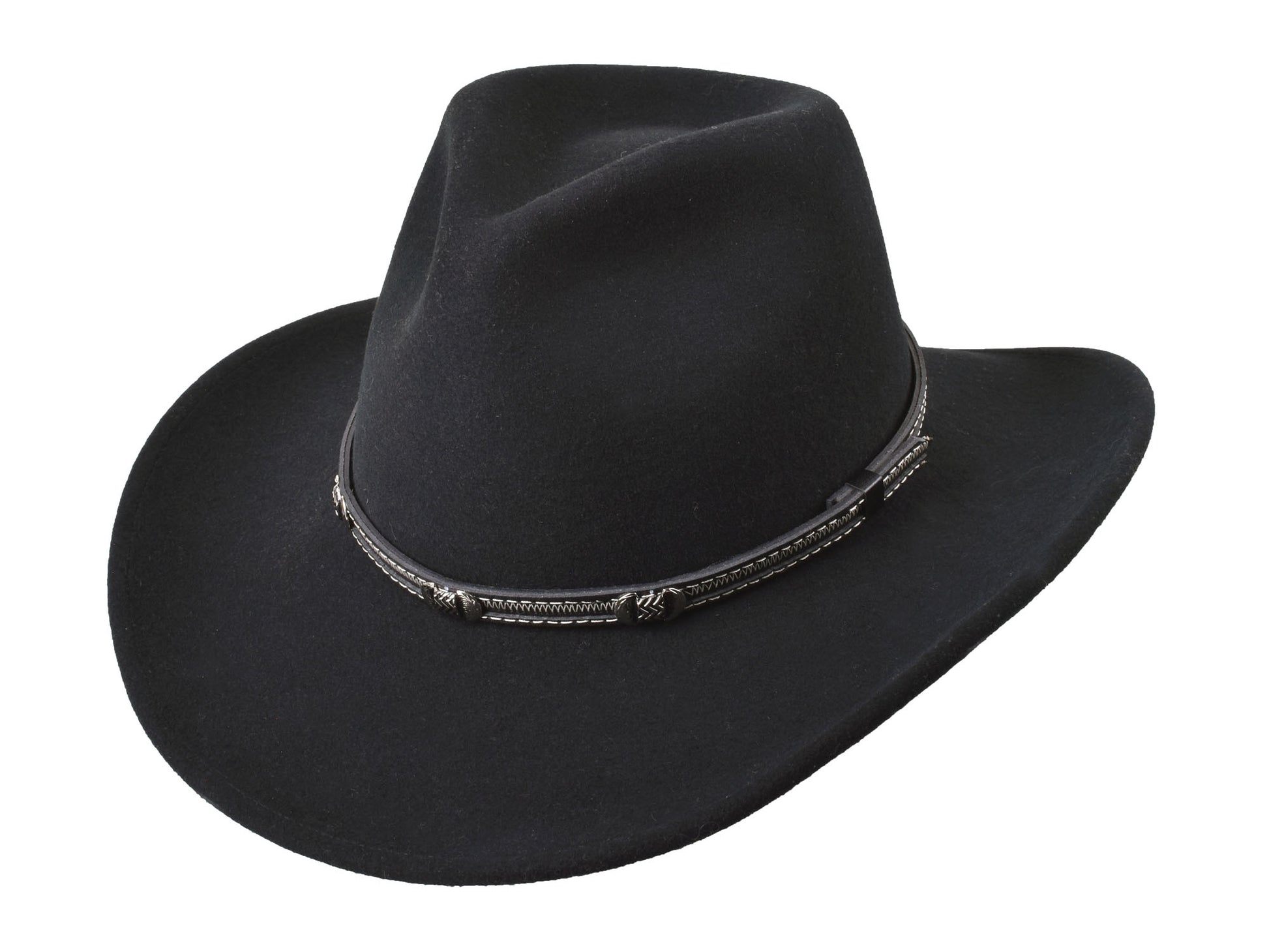 Outdoor Hat Merino Wool Felt Western Style water repellent