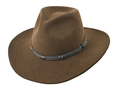 Outdoor Hat Merino Wool Felt Western Style UV protection
