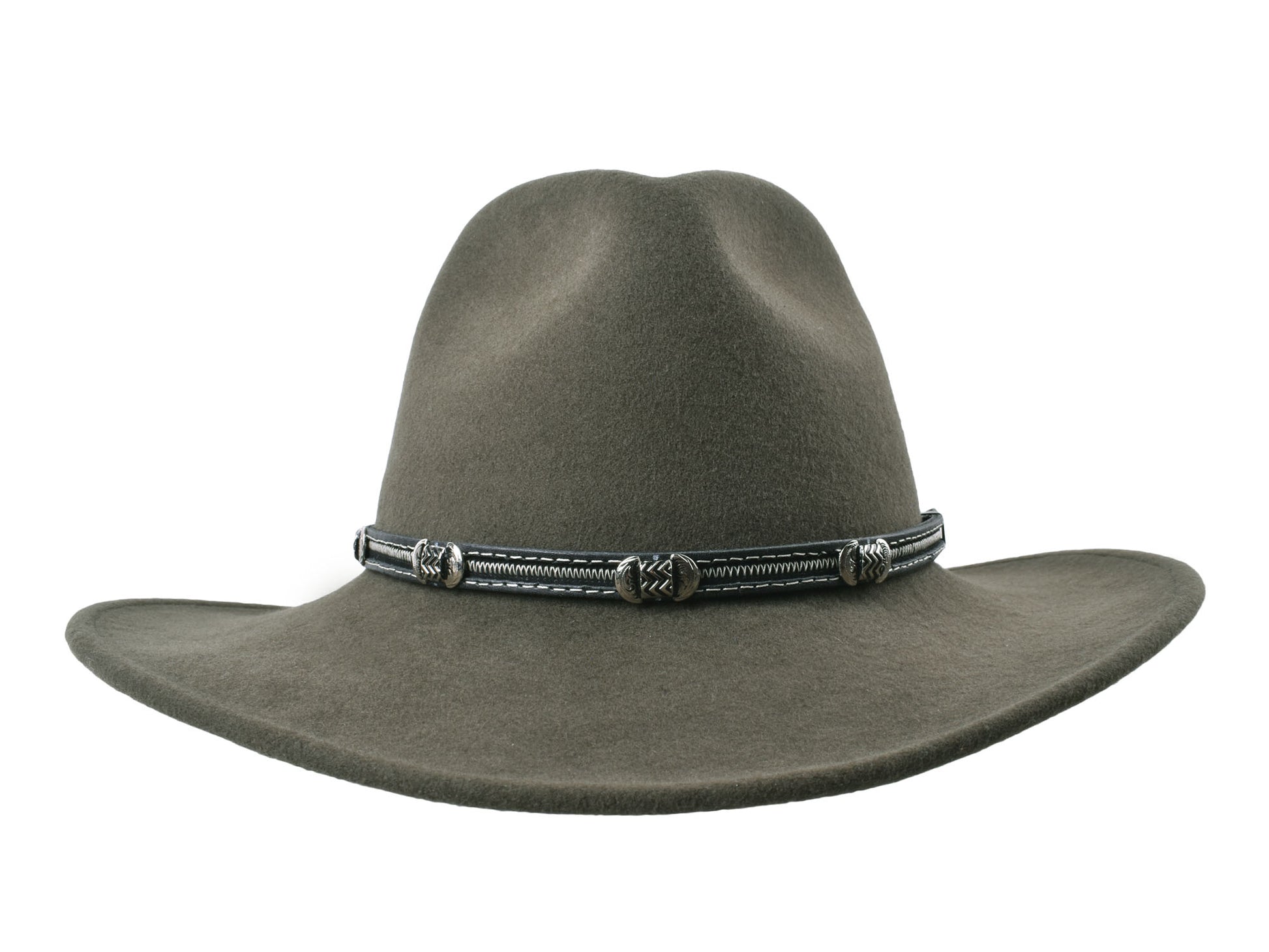 Outdoor Hat Merino Wool Felt Western Style water repellent